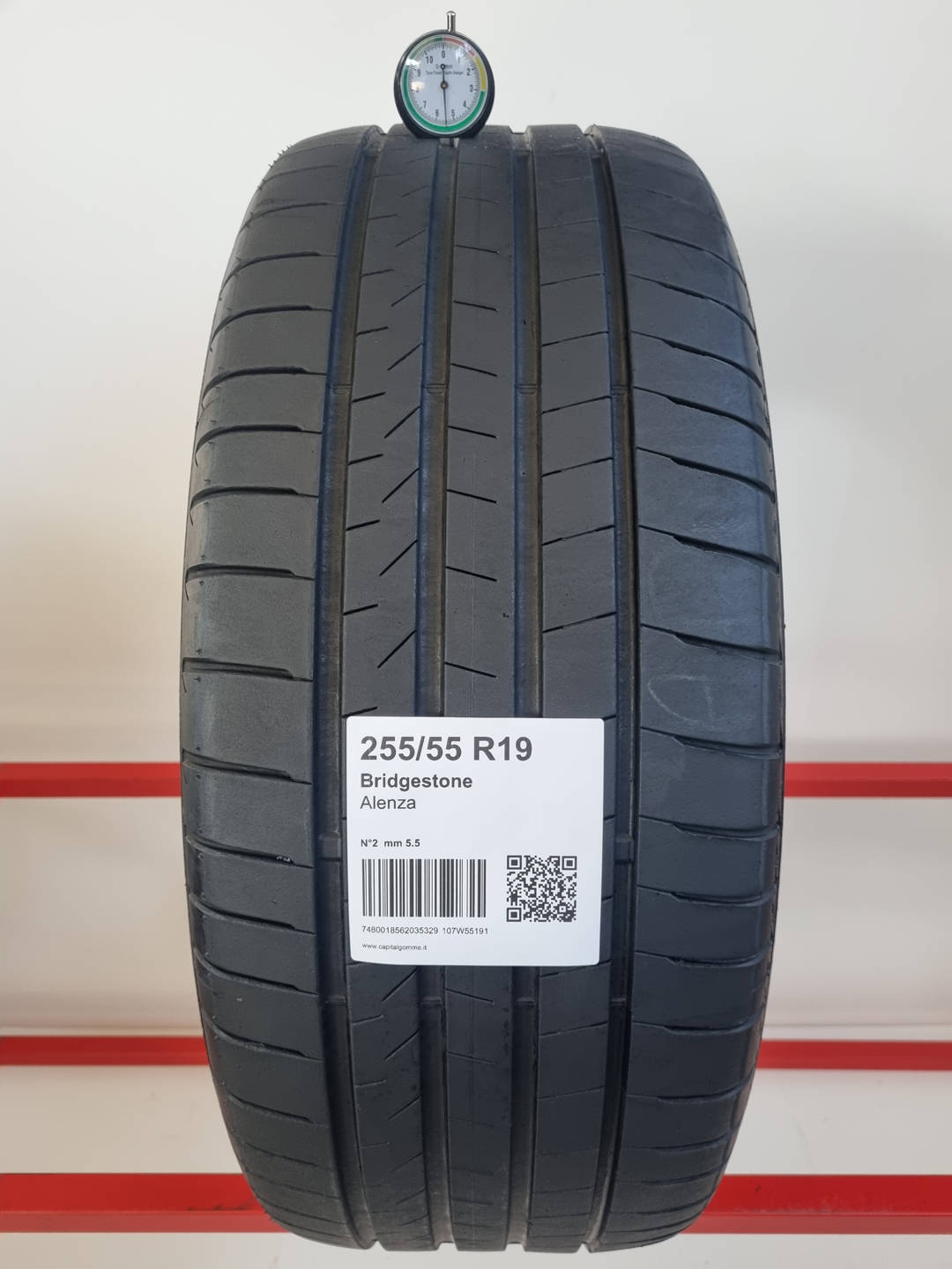 Gomma usata Bridgestone Alenza 255/55 R19 Estiva - Capital Gomme