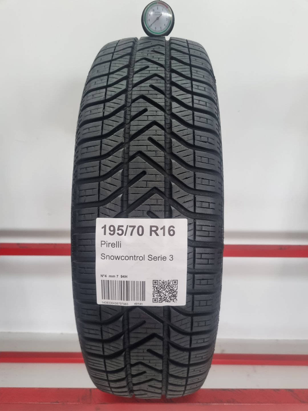 Gomma usata Pirelli Snowcontrol Serie 3 195/70 R16 Invernale - Capital Gomme