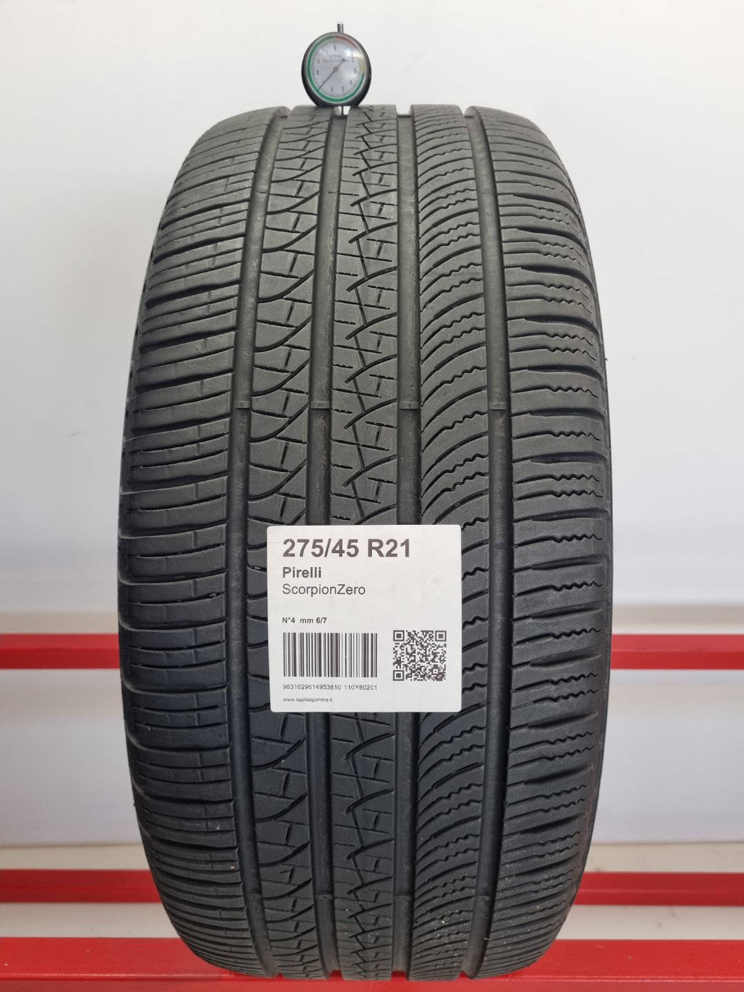Gomma usata Pirelli ScorpionZero 275/45 R21 Quattro Stagioni - Capital Gomme