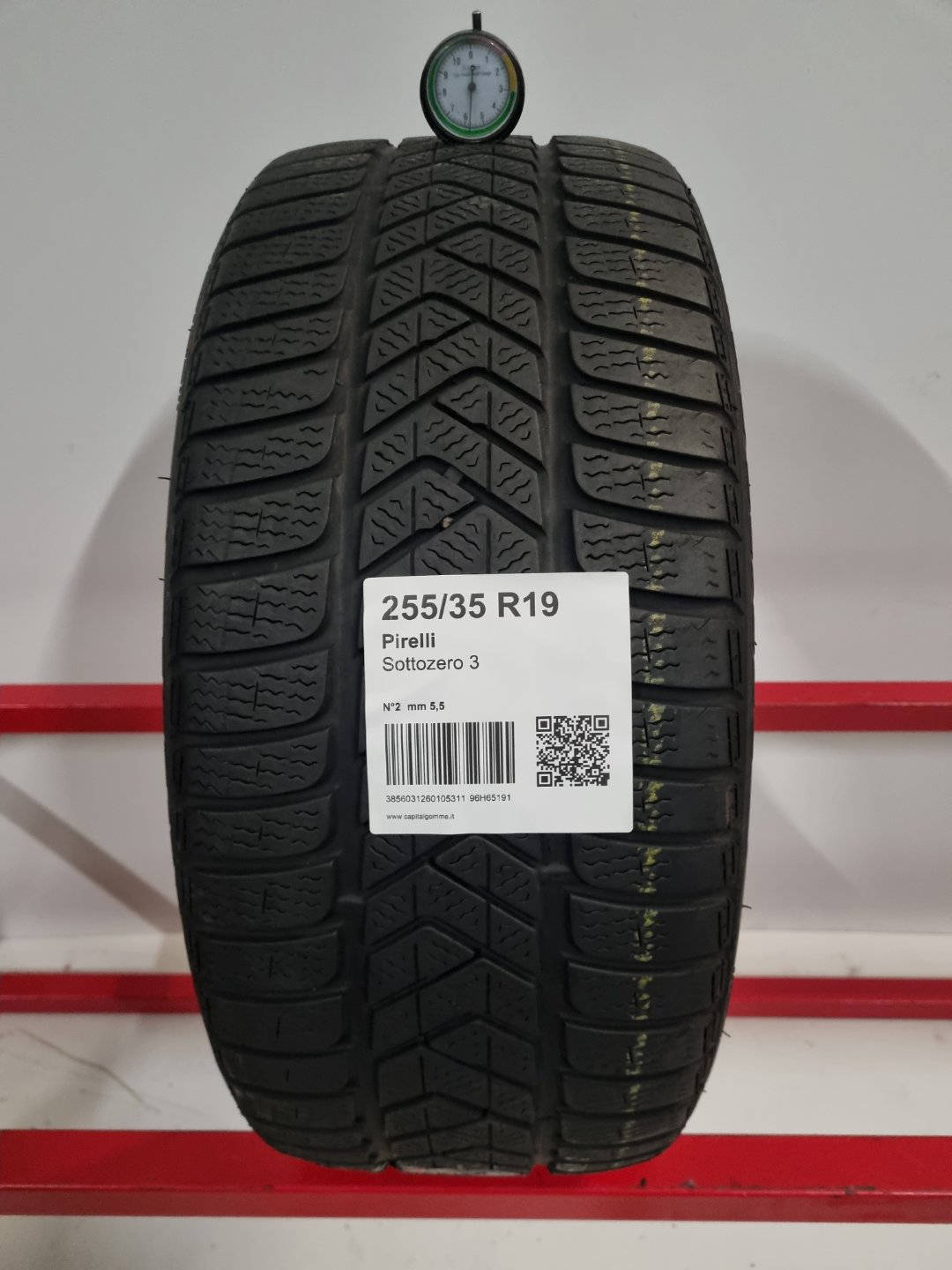 Gomma usata Pirelli Sottozero 3 255/35 R19 Invernale - Capital Gomme
