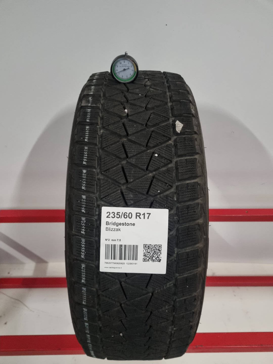 Gomma usata Bridgestone Blizzak 235/60 R17 Invernale - Capital Gomme