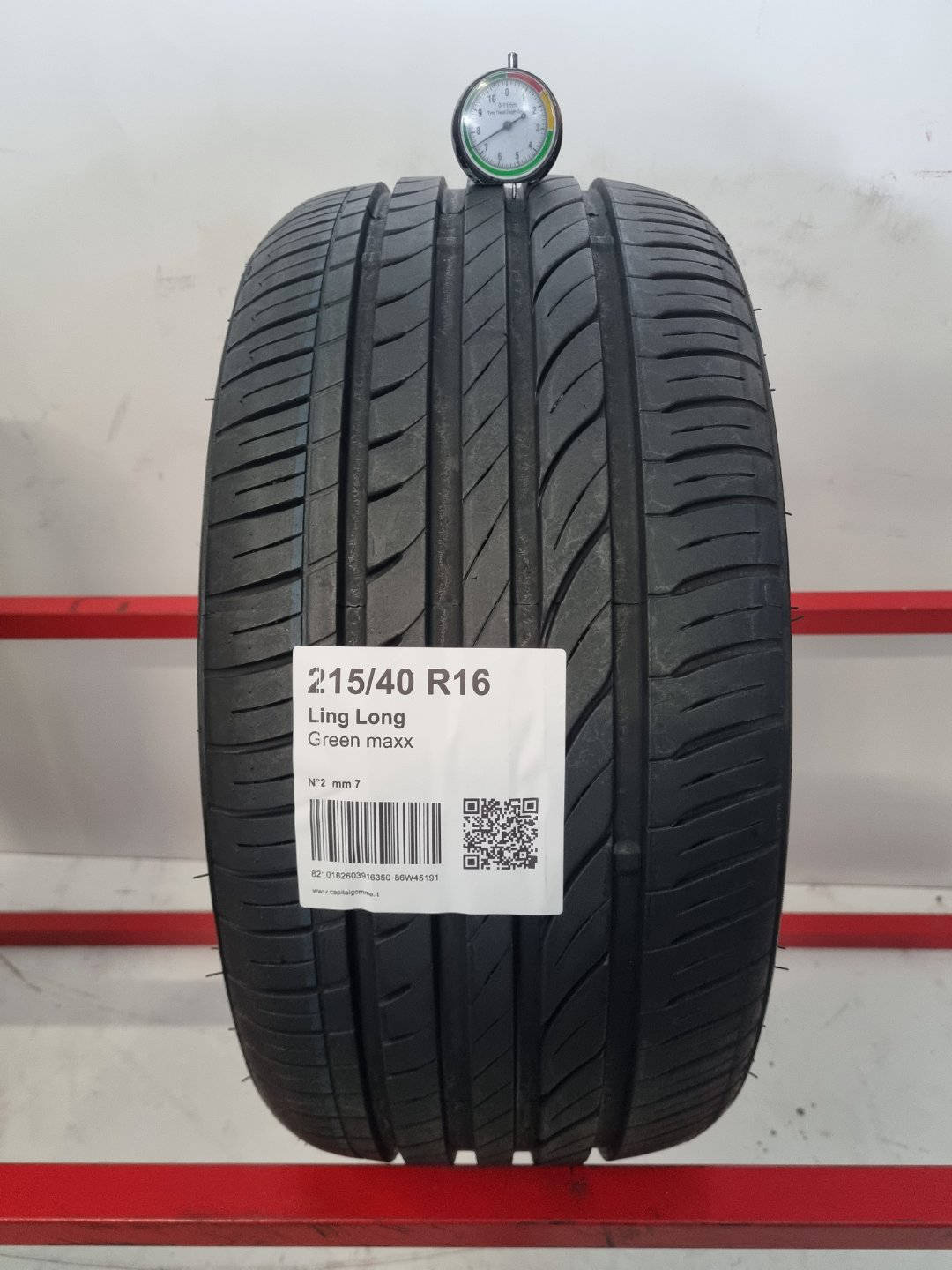 Gomma usata Ling Long Green maxx 215/40 R16 Estiva - Capital Gomme