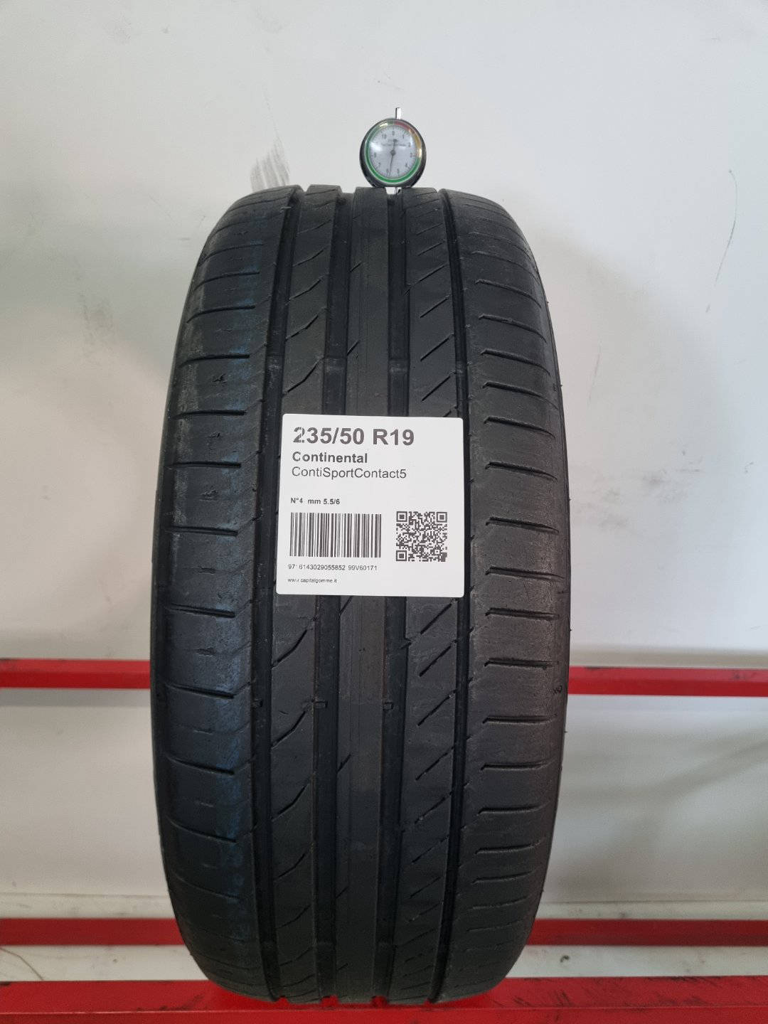Gomma usata Continental ContiSportContact5 235/50 R19 Estiva - Capital Gomme