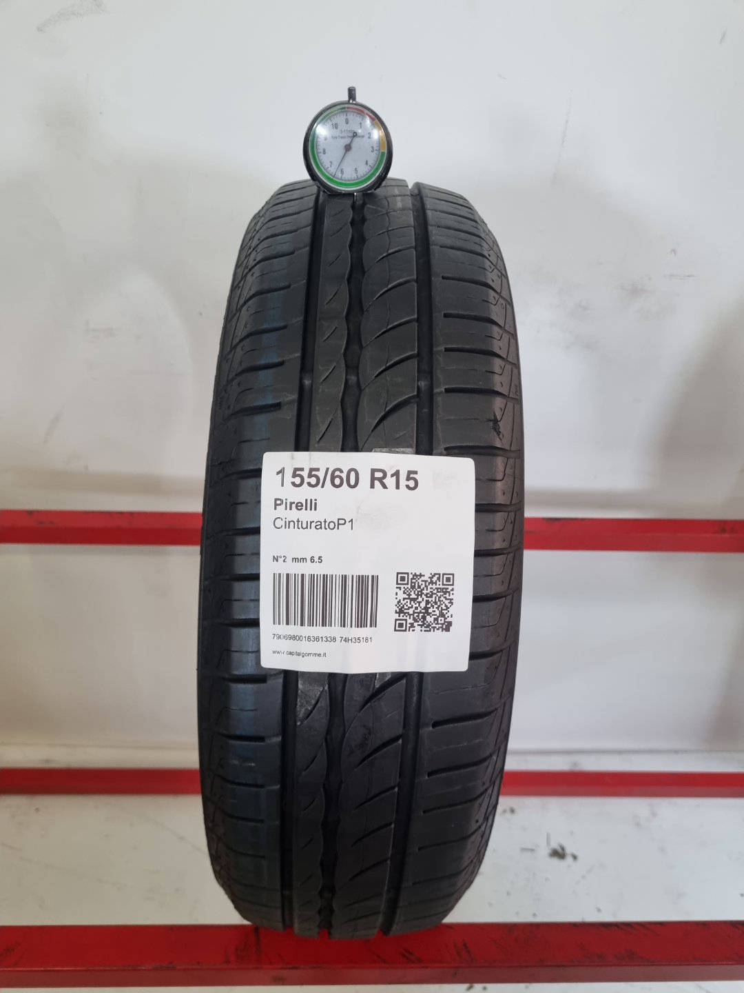 Gomma usata Pirelli CinturatoP1 155/60 R15 Estiva - Capital Gomme