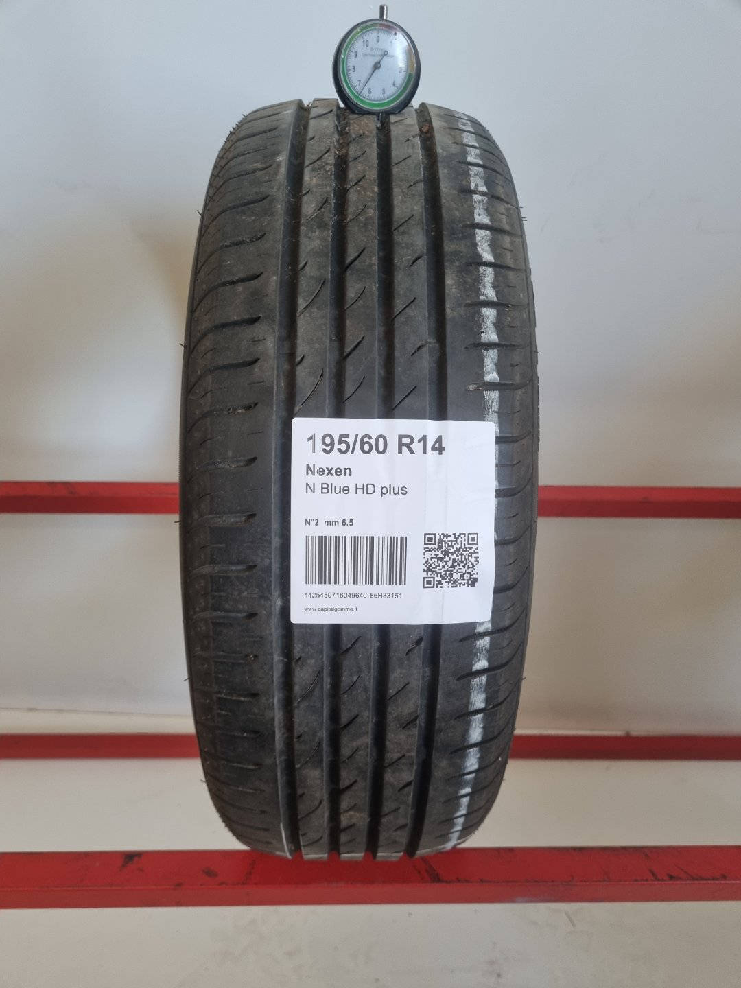 Gomma usata Nexen N Blue HD plus 195/60 R14 Estiva - Capital Gomme