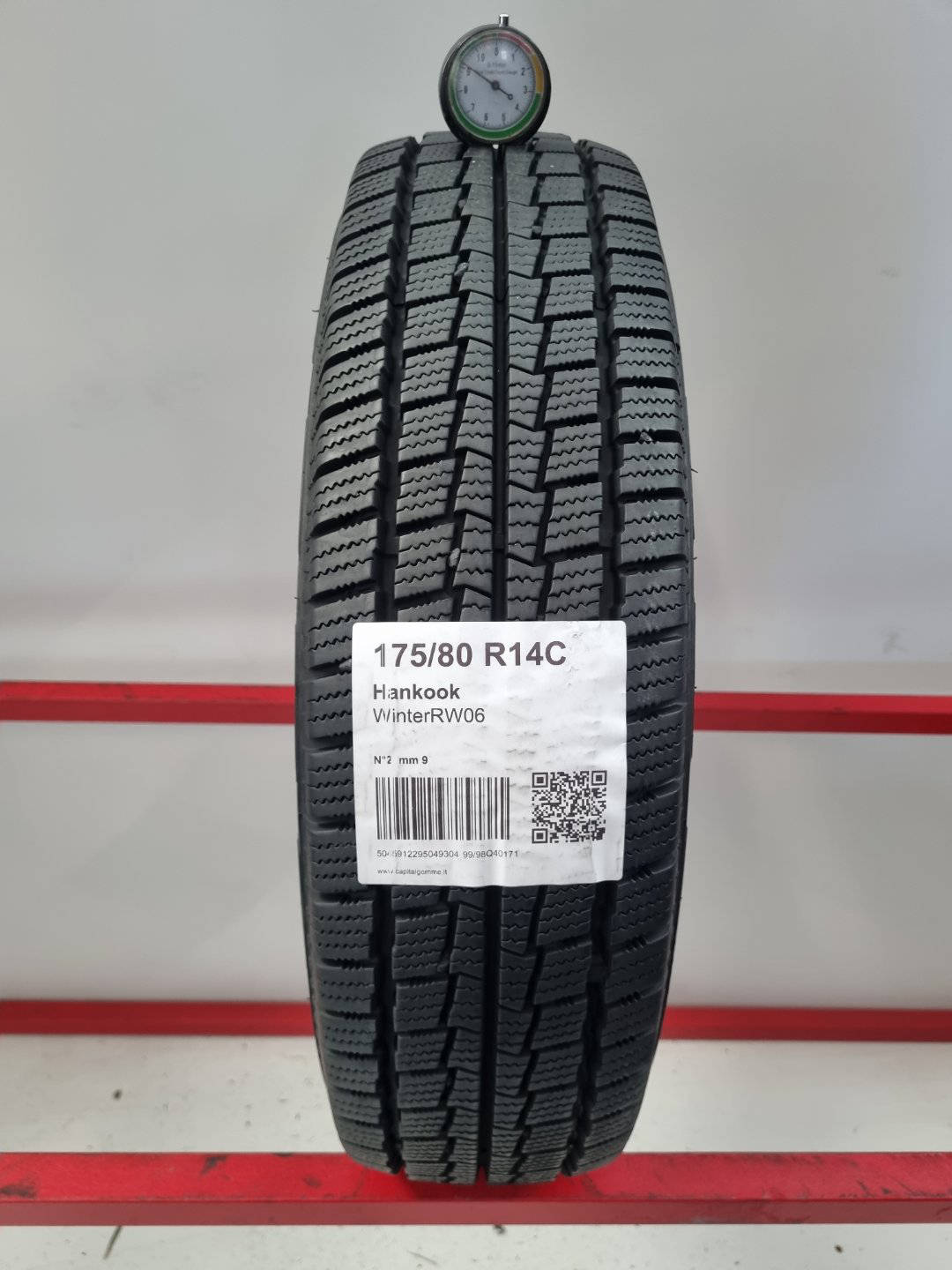 Gomma usata Hankook WinterRW06 175/80 R14 Invernale - Capital Gomme