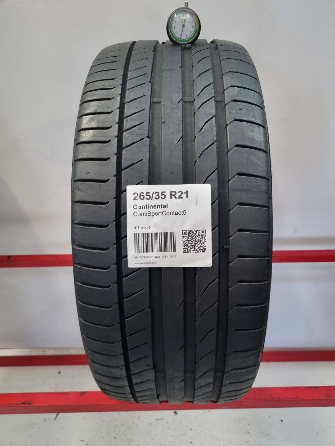 Gomma usata Continental ContiSportContact5 265/35 R21 Estiva - Capital Gomme