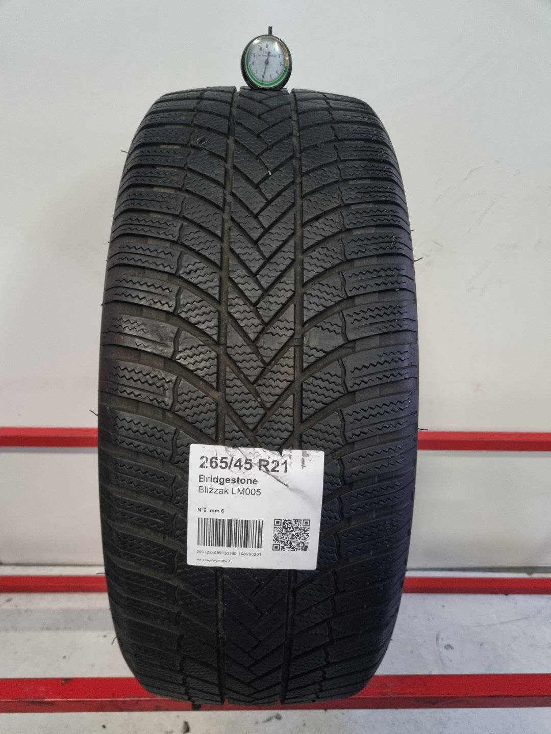 Gomma usata Bridgestone Blizzak LM005 265/45 R21 Invernale - Capital Gomme