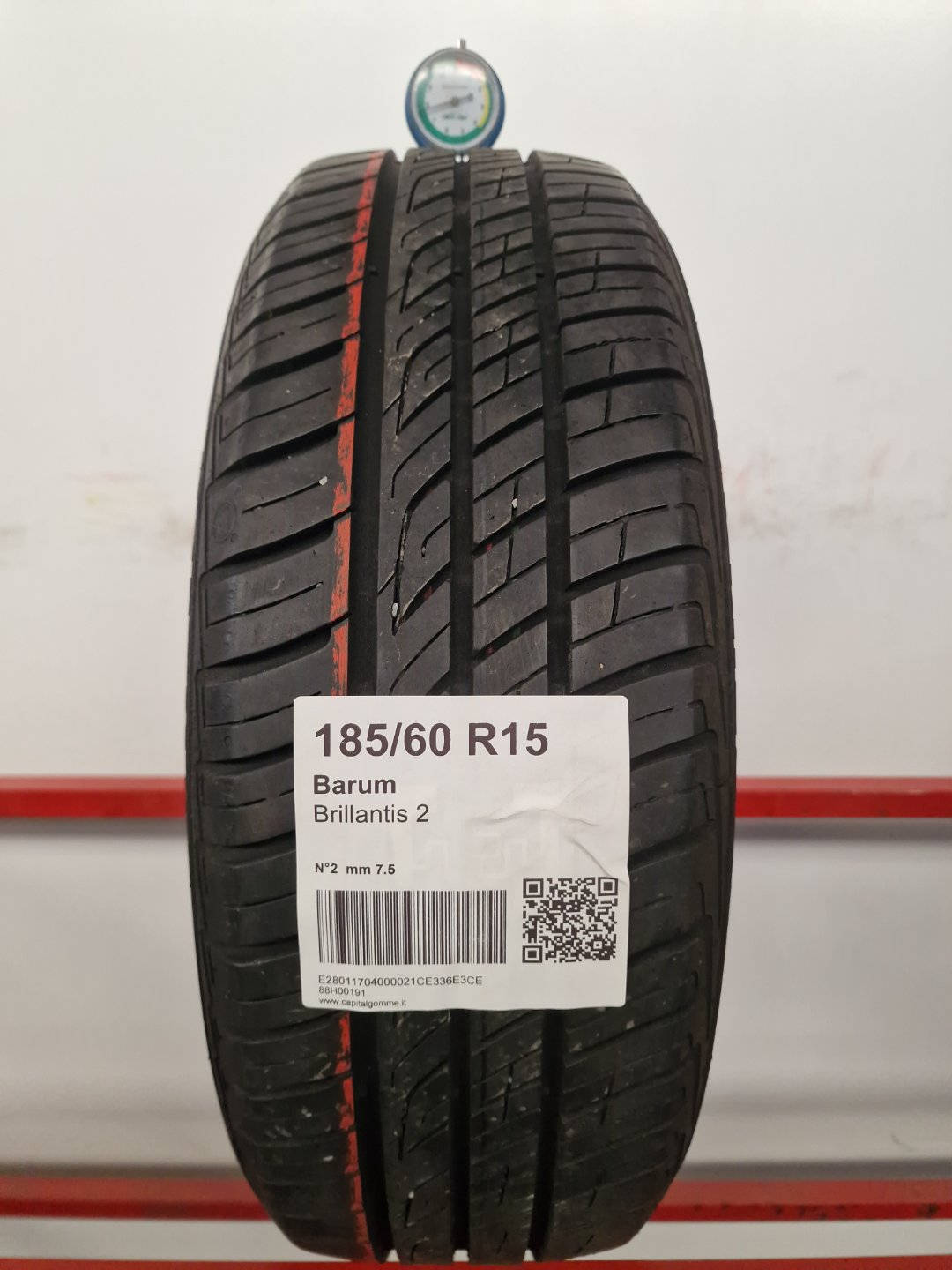 Gomma usata Barum Brillantis 2 185/60 R15 Estiva - Capital Gomme