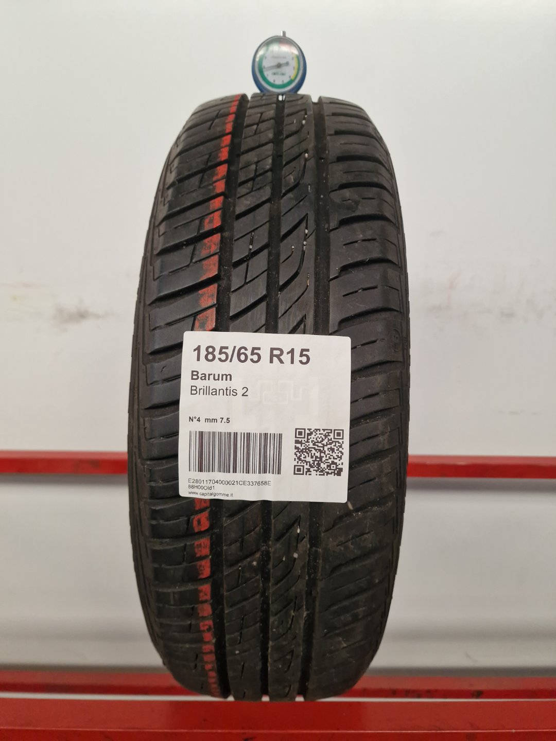 Gomma usata Barum Brillantis 2 185/65 R15 Estiva - Capital Gomme