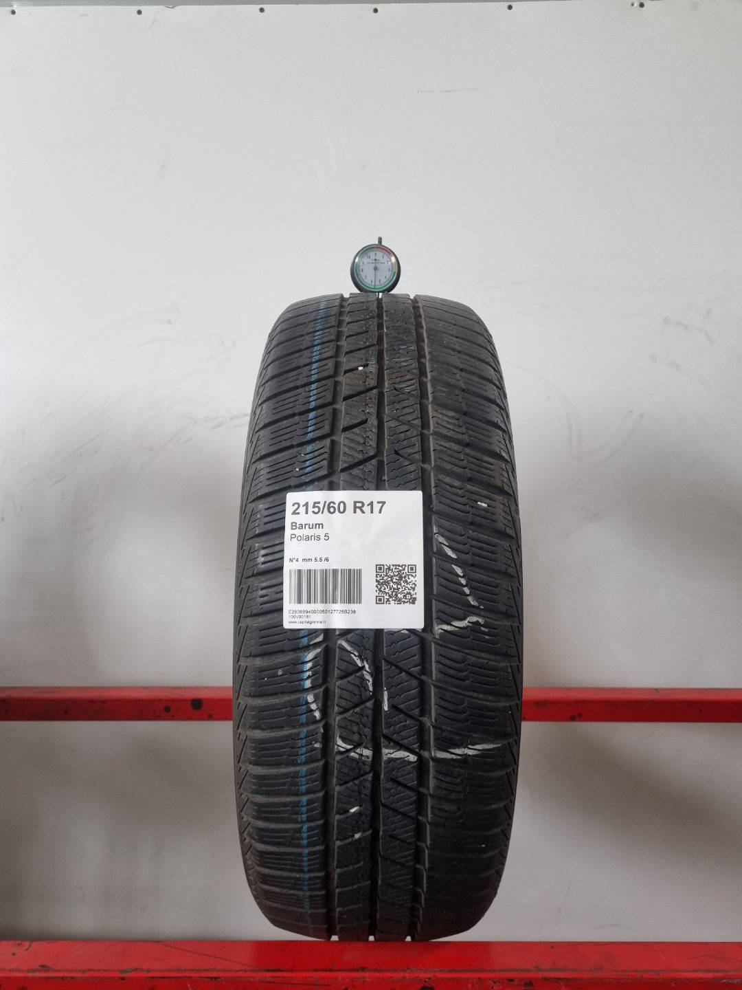 Gomma usata Barum Polaris 5 215/60 R17 Invernale - Capital Gomme