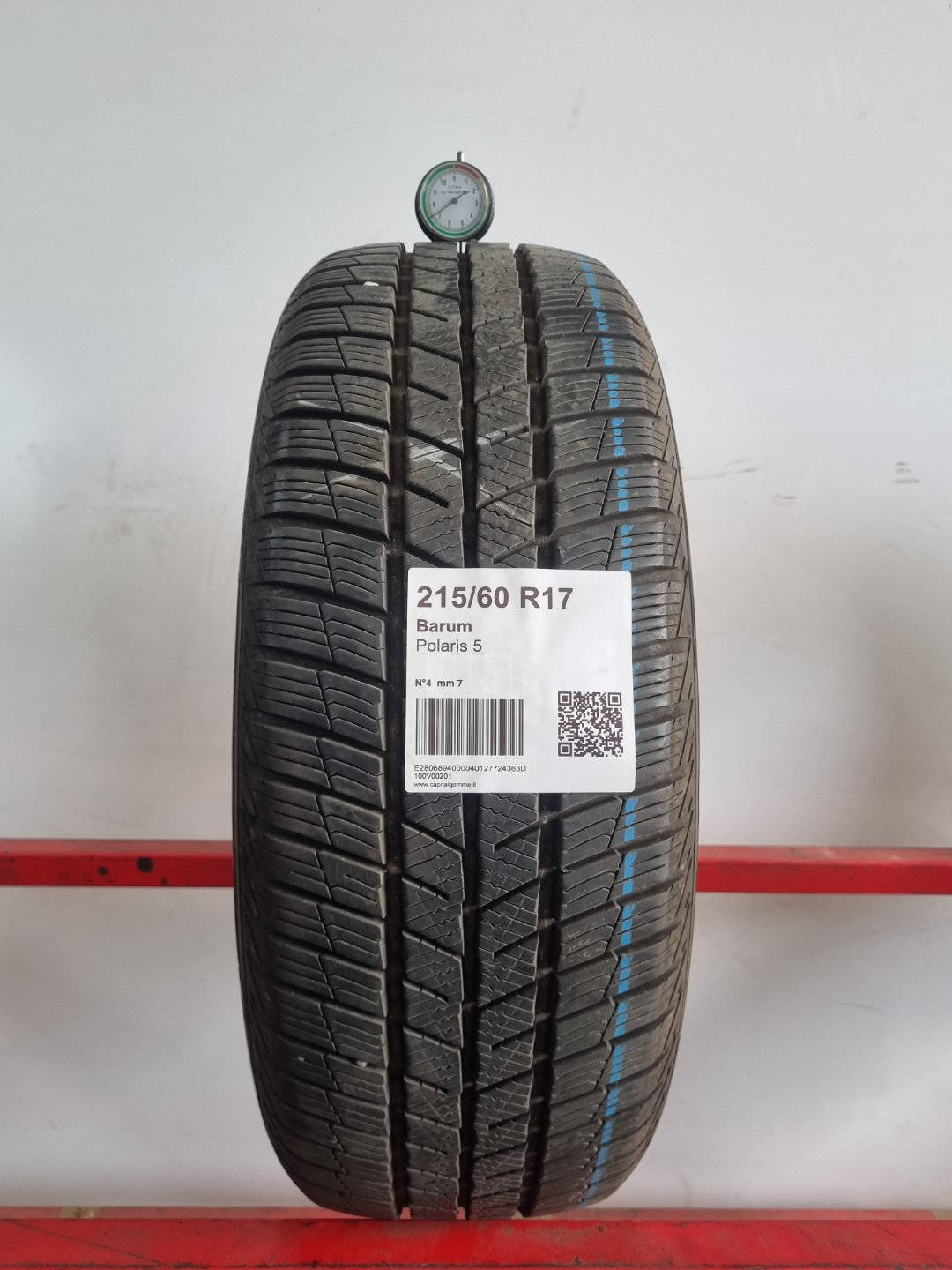 Gomma usata Barum Polaris 5 215/60 R17 Invernale - Capital Gomme