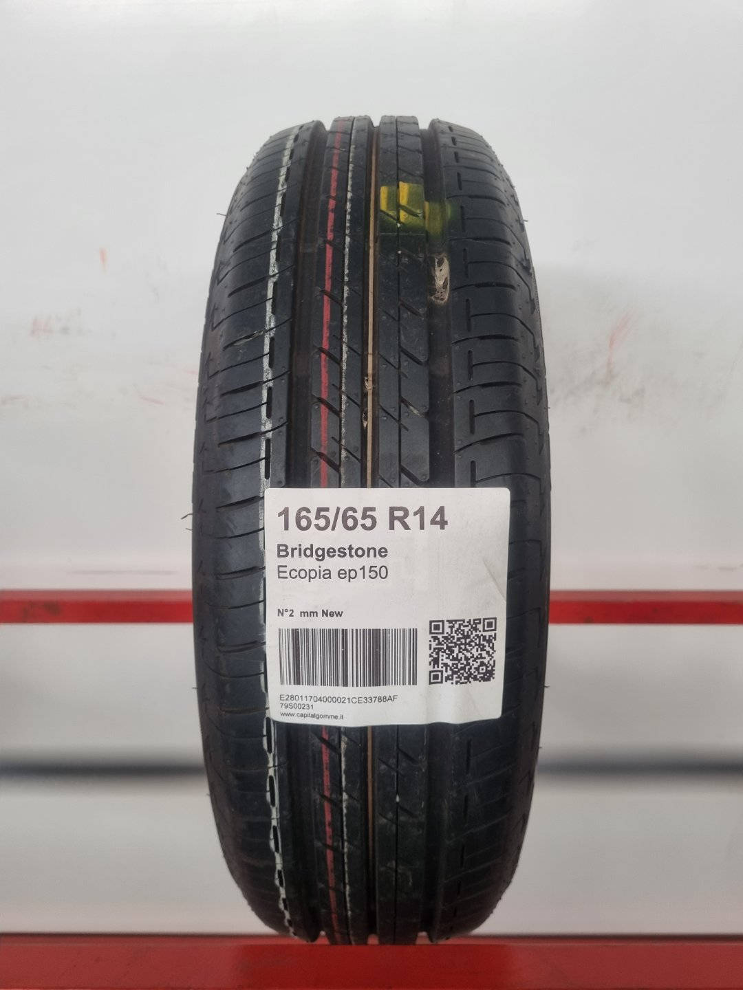 Gomma usata Bridgestone Ecopia ep150 165/65 R14 Estiva - Capital Gomme