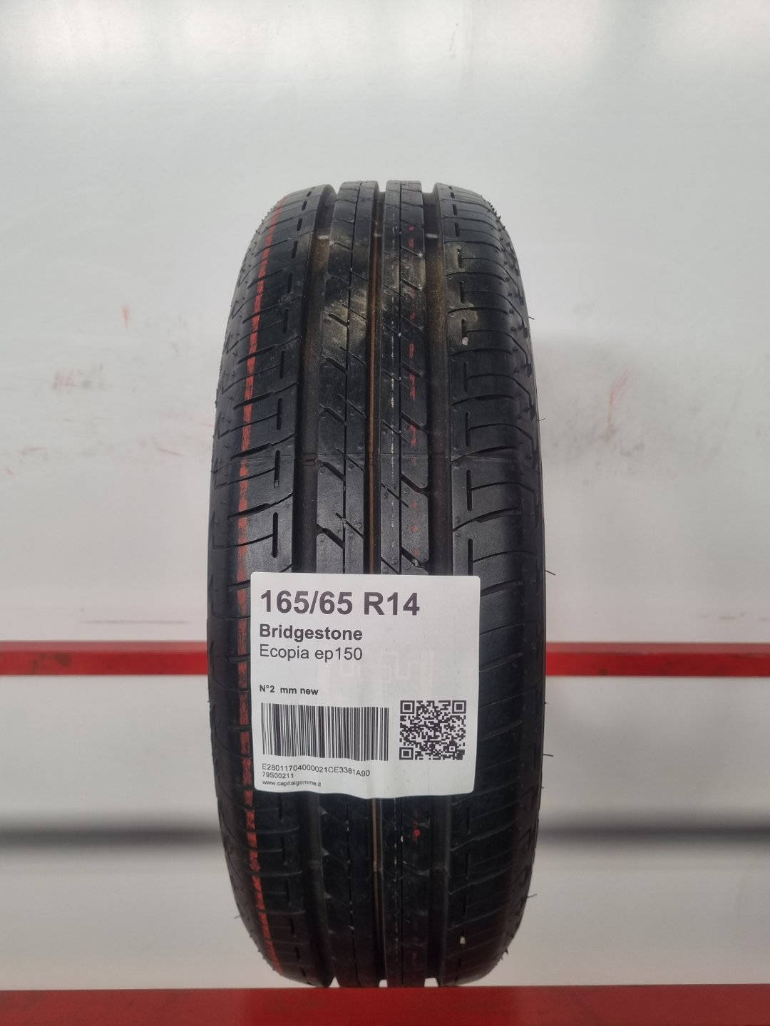 Gomma usata Bridgestone Ecopia ep150 165/65 R14 Estiva - Capital Gomme
