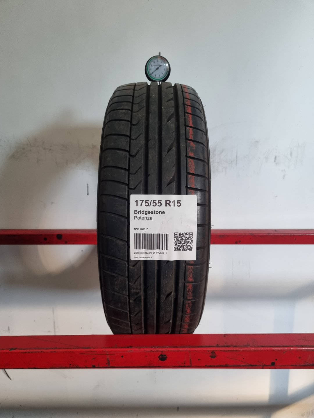 Gomma usata Bridgestone Potenza 175/55 R15 Estiva - Capital Gomme