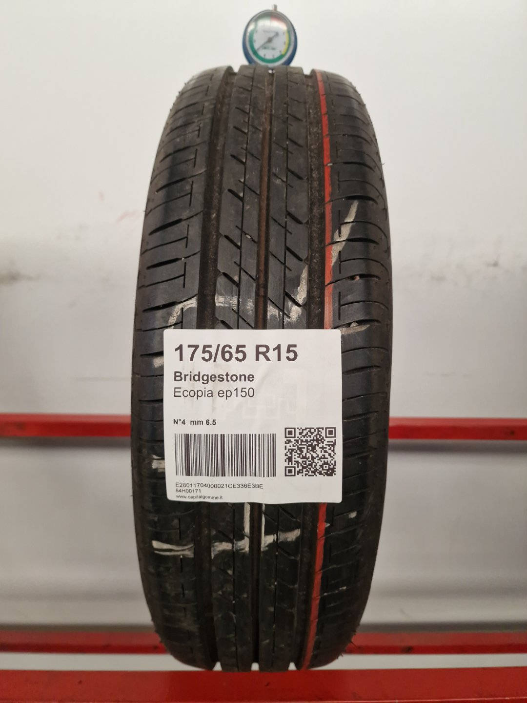Gomma usata Bridgestone Ecopia ep150 175/65 R15 Estiva - Capital Gomme