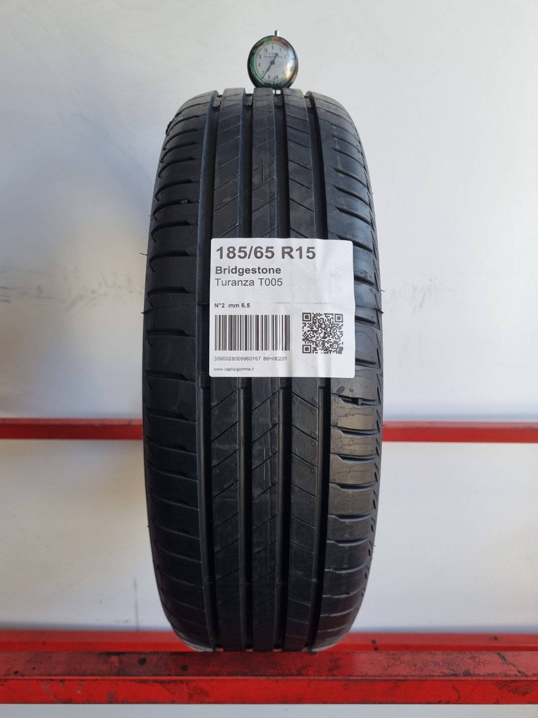 Gomma usata Bridgestone Turanza T005 185/65 R15 Estiva - Capital Gomme