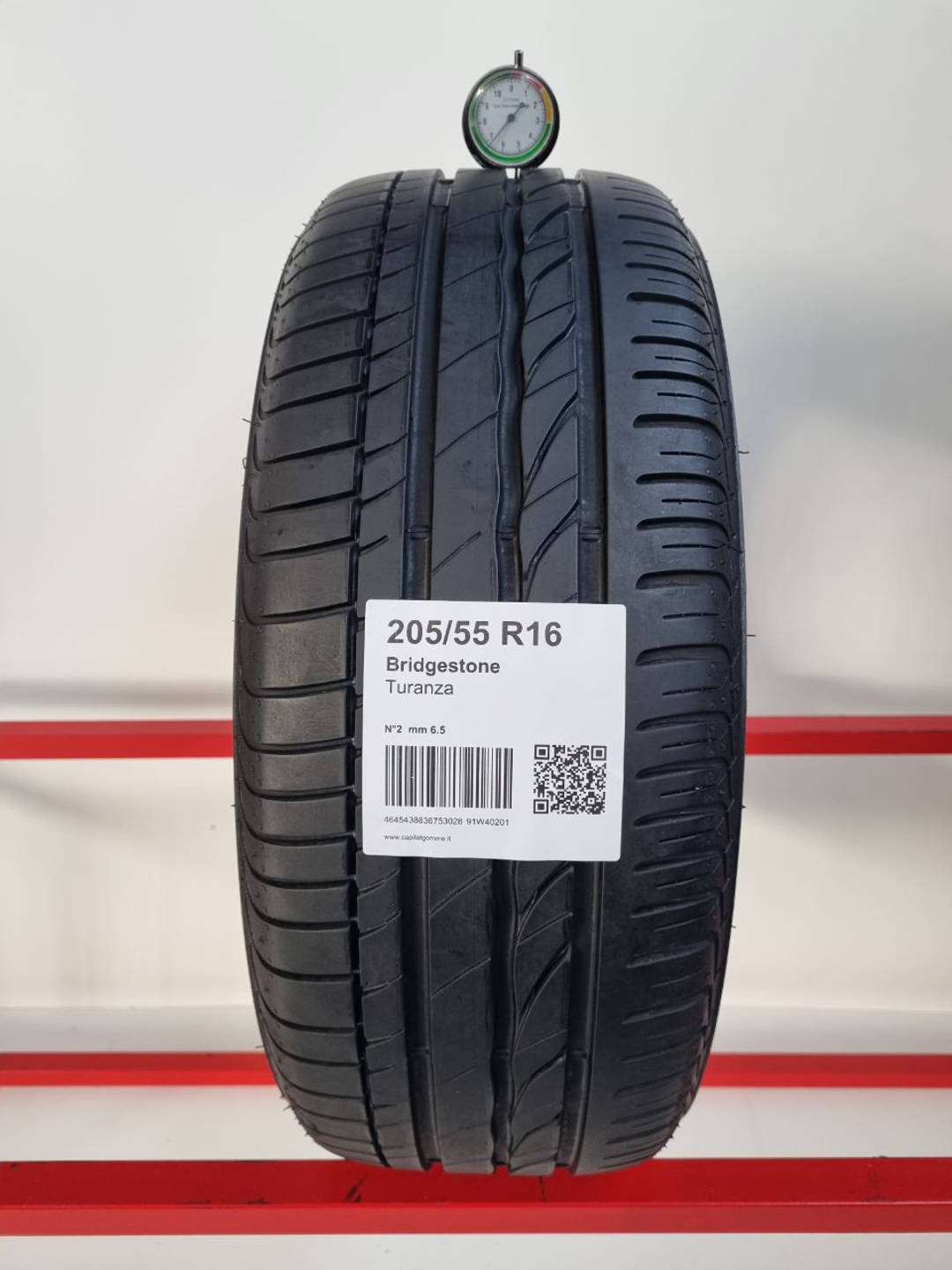 Gomma usata Bridgestone Turanza 205/55 R16 Estiva - Capital Gomme