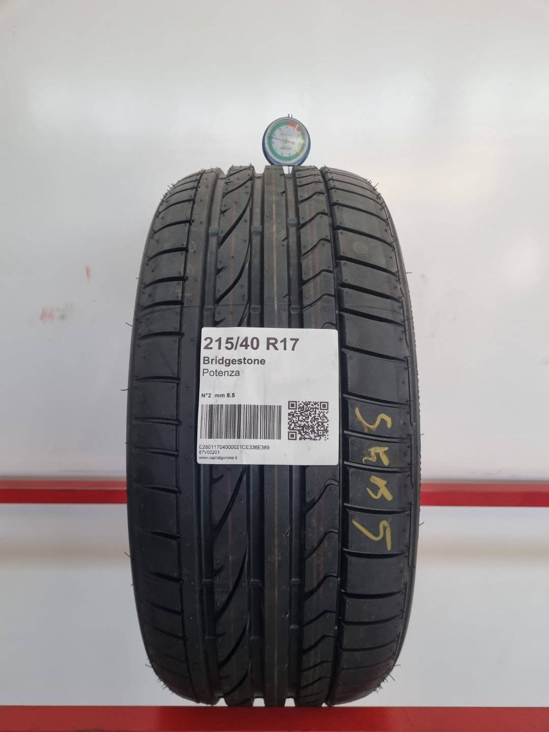Gomma usata Bridgestone Potenza 215/40 R17 Estiva - Capital Gomme