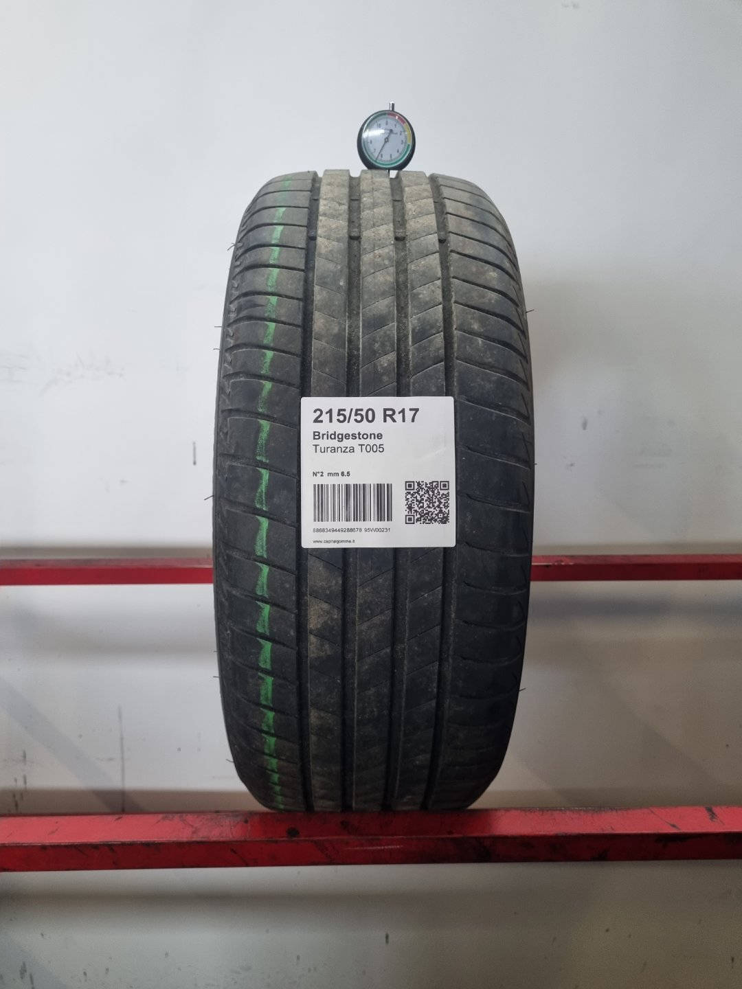 Gomma usata Bridgestone Turanza T005 215/50 R17 Estiva - Capital Gomme