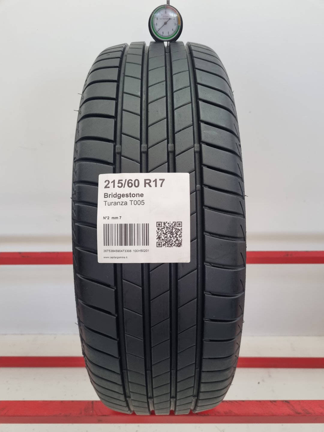 Gomma usata Bridgestone Turanza T005 215/60 R17 Estiva - Capital Gomme
