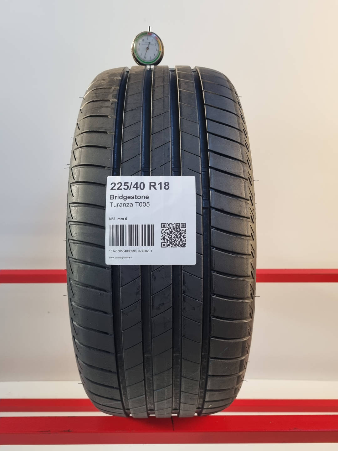 Gomma usata Bridgestone Turanza T005 225/40 R18 Estiva - Capital Gomme