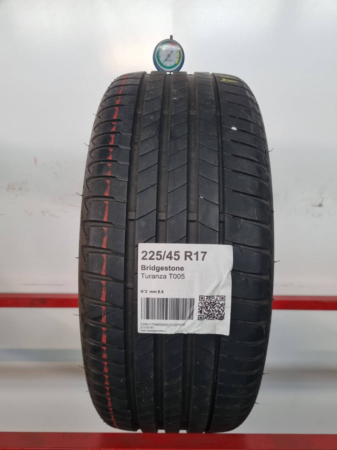 Gomma usata Bridgestone Turanza T005 225/45 R17 Estiva - Capital Gomme