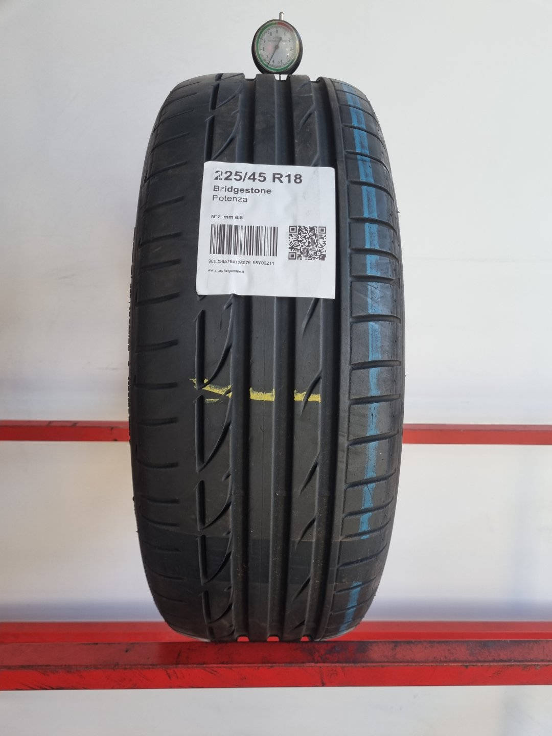 Gomma usata Bridgestone Potenza 225/45 R18 Estiva - Capital Gomme