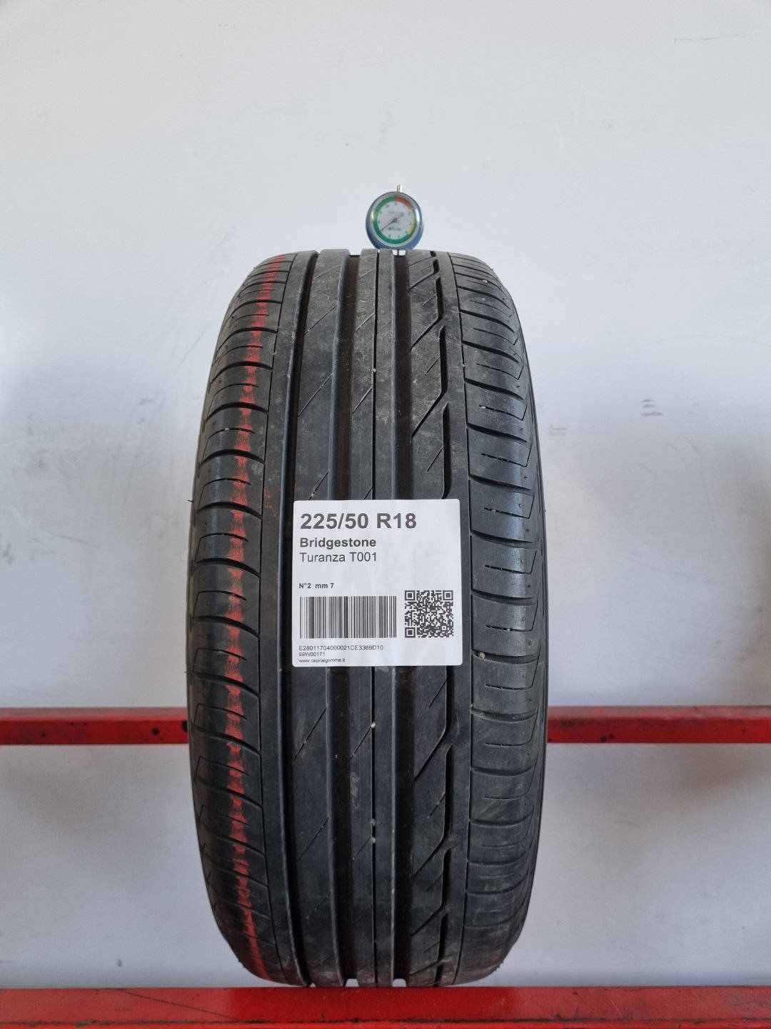 Gomma usata Bridgestone Turanza T001 225/50 R18 Estiva - Capital Gomme