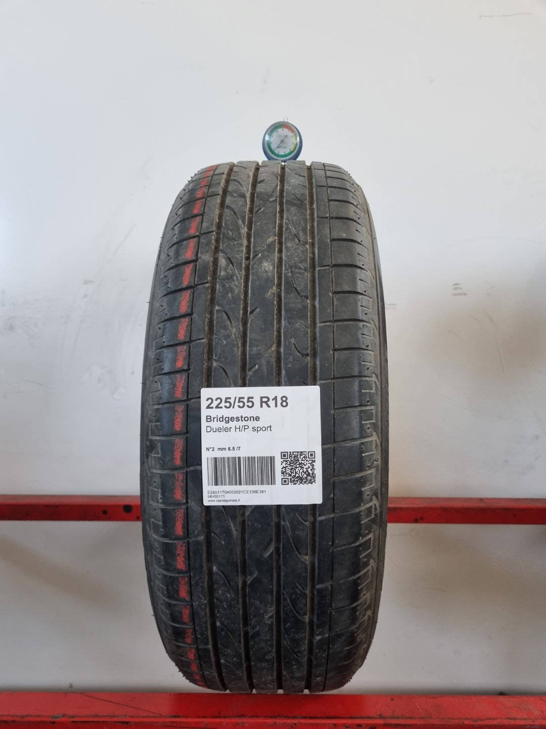 Gomma usata Bridgestone Dueler H/P sport 225/55 R18 Estiva - Capital Gomme