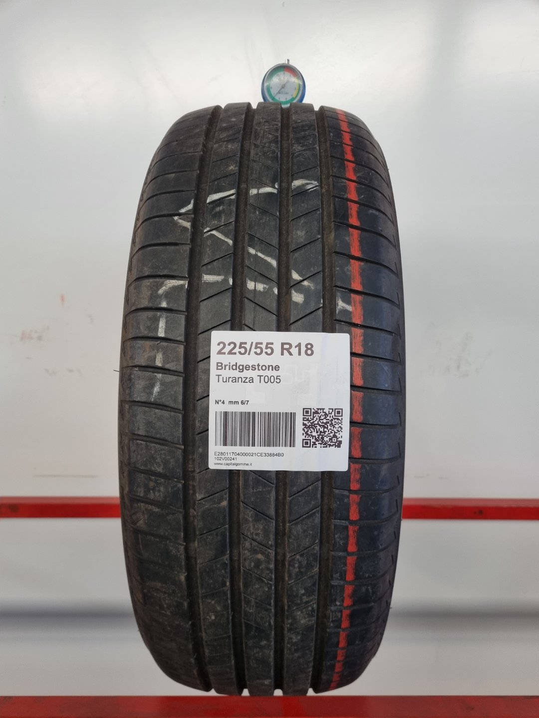 Gomma usata Bridgestone Turanza T005 225/55 R18 Estiva - Capital Gomme