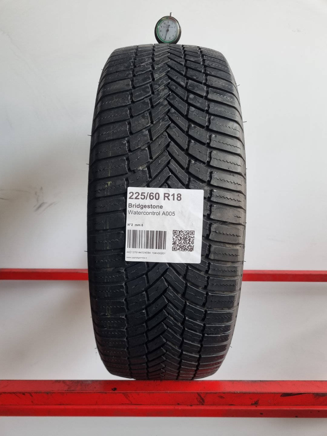 Gomma usata Bridgestone Watercontrol A005 225/60 R18 Quattro Stagioni - Capital Gomme