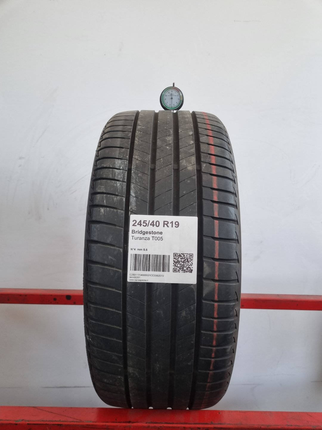 Gomma usata Bridgestone Turanza T005 245/40 R19 Estiva - Capital Gomme