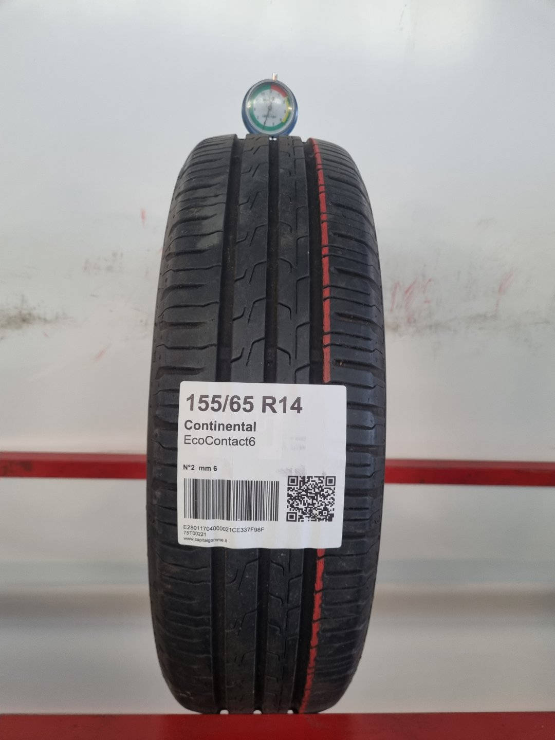 Gomma usata Continental EcoContact6 155/65 R14 Estiva - Capital Gomme