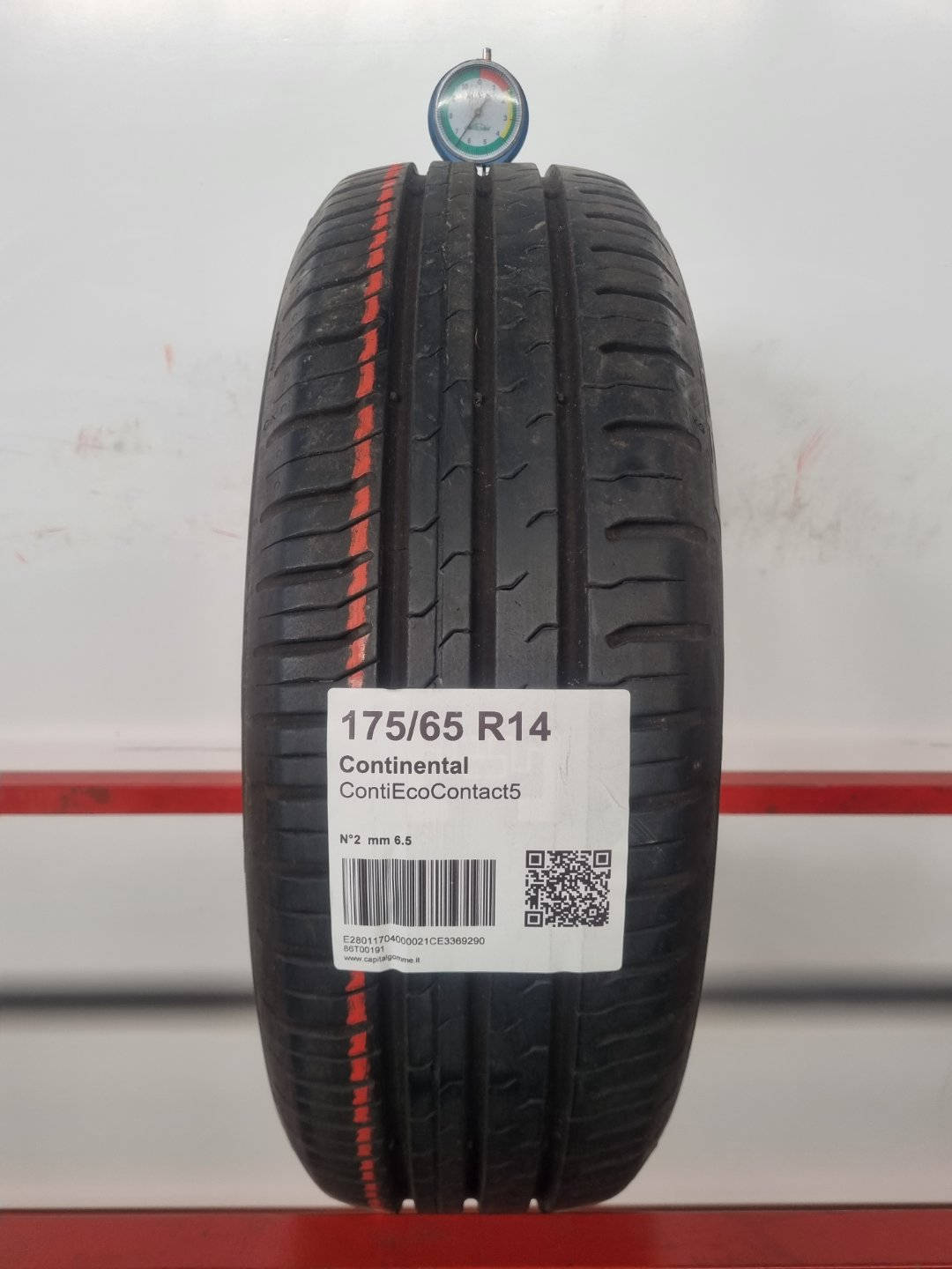 Gomma usata Continental ContiEcoContact5 175/65 R14 Estiva - Capital Gomme