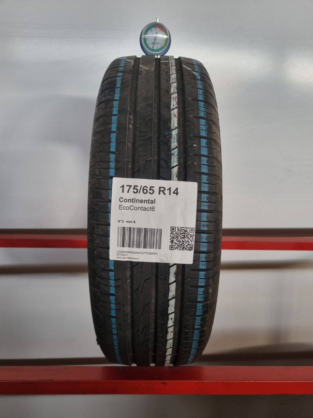 Gomma usata Continental EcoContact6 175/65 R14 Estiva - Capital Gomme