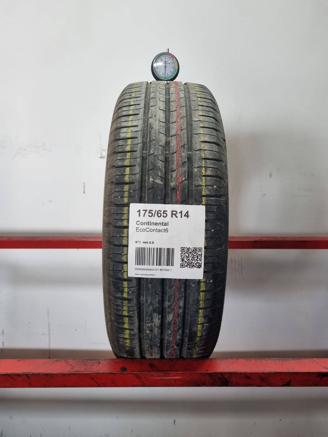Gomma usata Continental EcoContact6 175/65 R14 Estiva - Capital Gomme