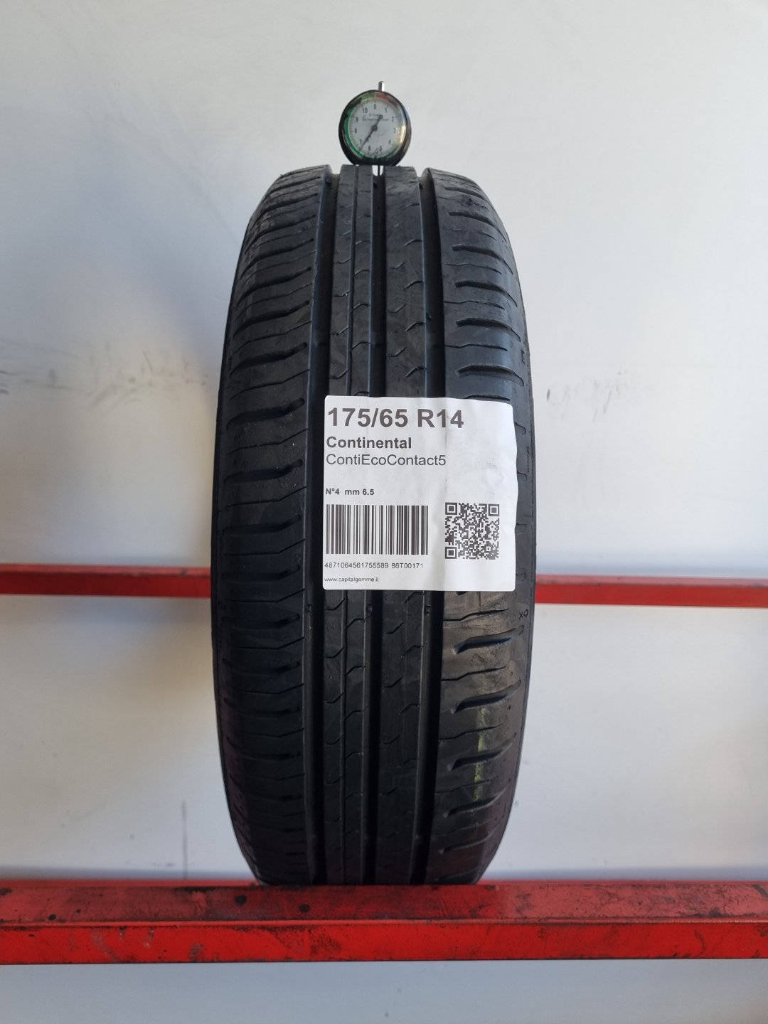 Gomma usata Continental ContiEcoContact5 175/65 R14 Estiva - Capital Gomme