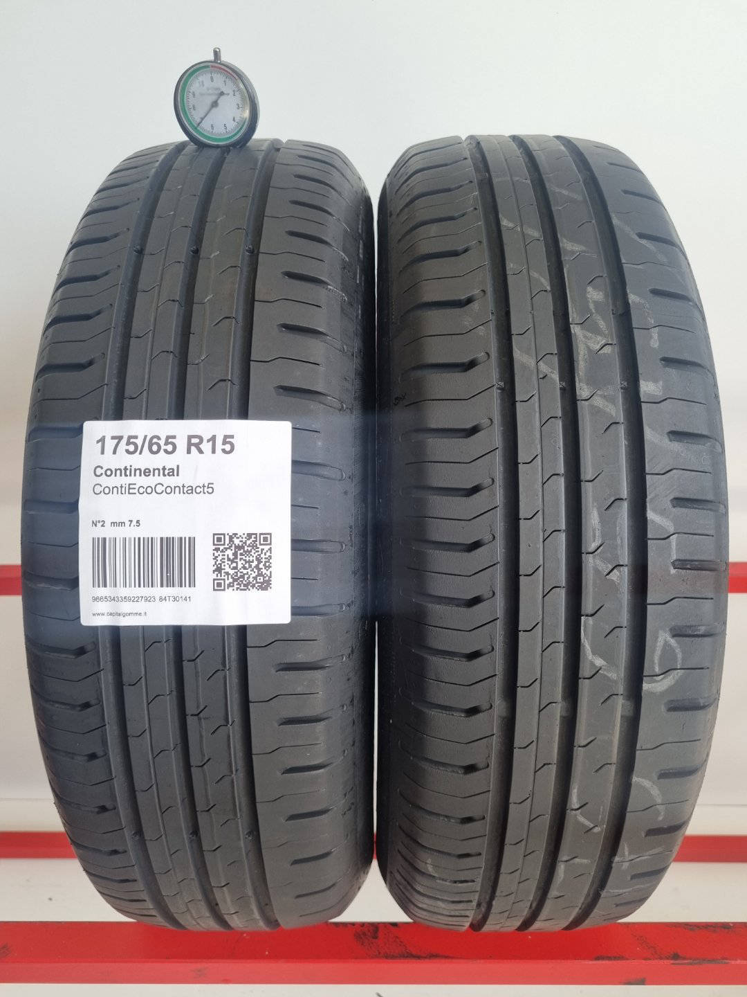 Gomma usata Continental ContiEcoContact5 175/65 R15 Estiva - Capital Gomme