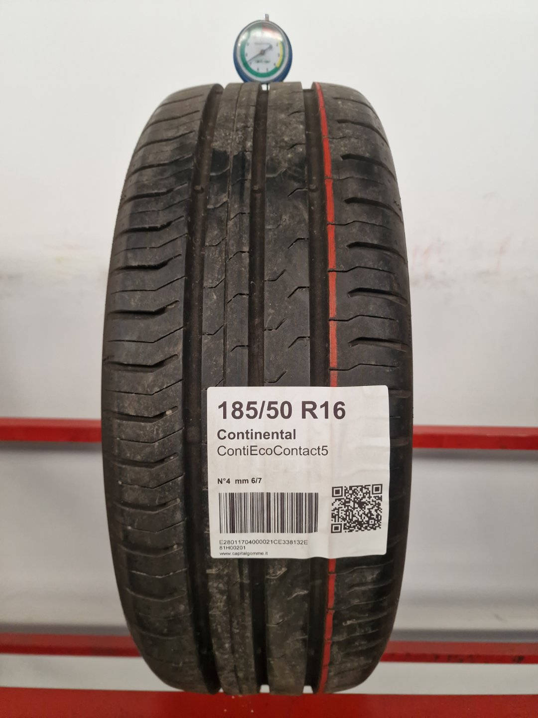 Gomma usata Continental ContiEcoContact5 185/50 R16 Estiva - Capital Gomme