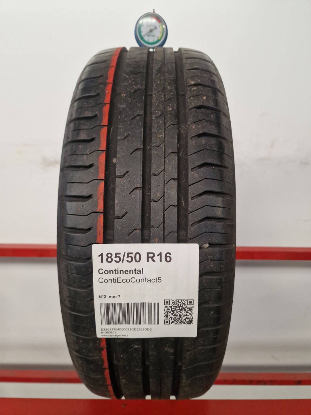 Gomma usata Continental ContiEcoContact5 185/50 R16 Estiva - Capital Gomme