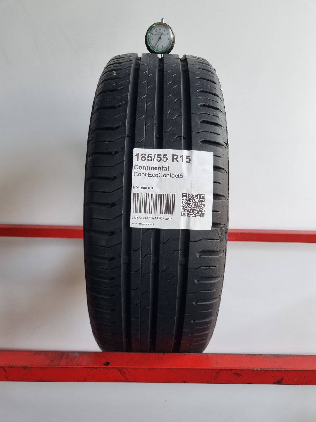Gomma usata Continental ContiEcoContact5 185/55 R15 Estiva - Capital Gomme