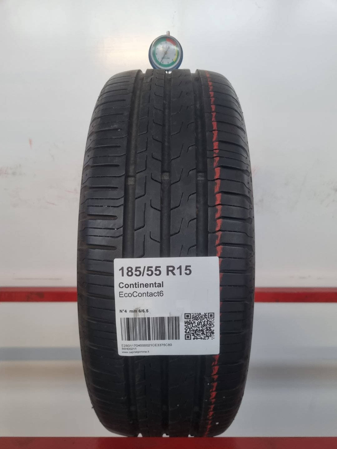 Gomma usata Continental EcoContact6 185/55 R15 Estiva - Capital Gomme