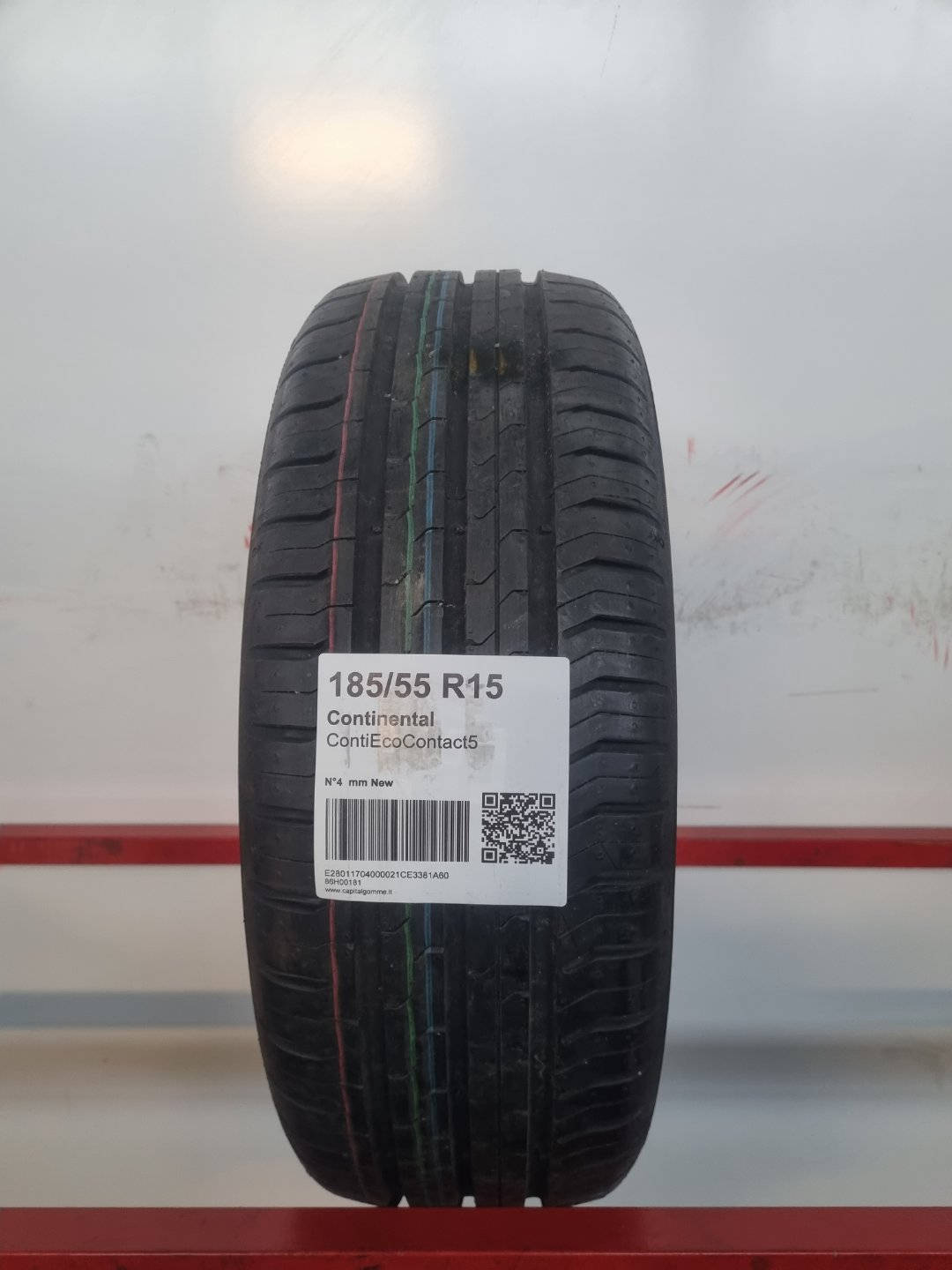 Gomma usata Continental ContiEcoContact5 185/55 R15 Estiva - Capital Gomme