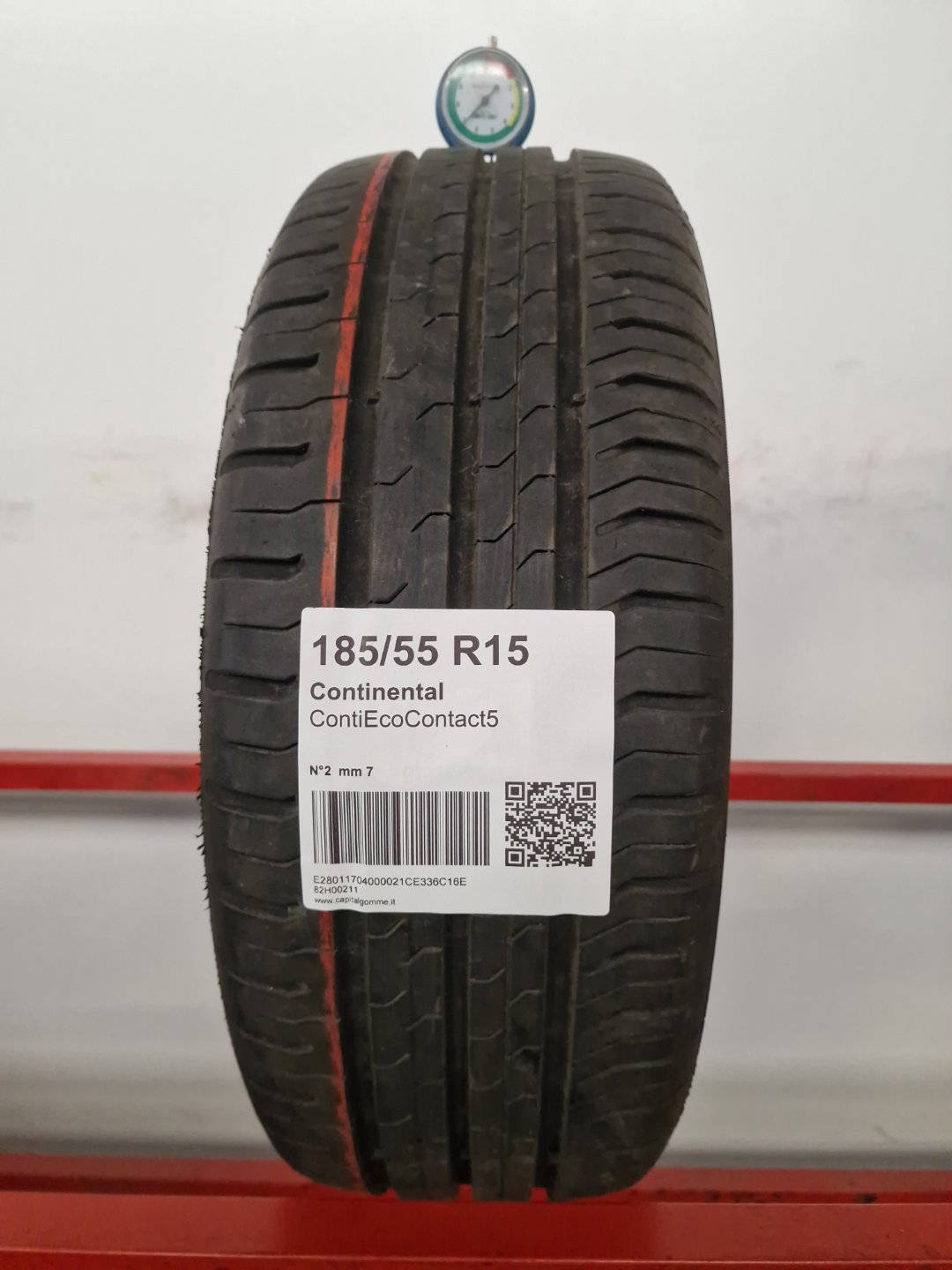 Gomma usata Continental ContiEcoContact5 185/55 R15 Estiva - Capital Gomme