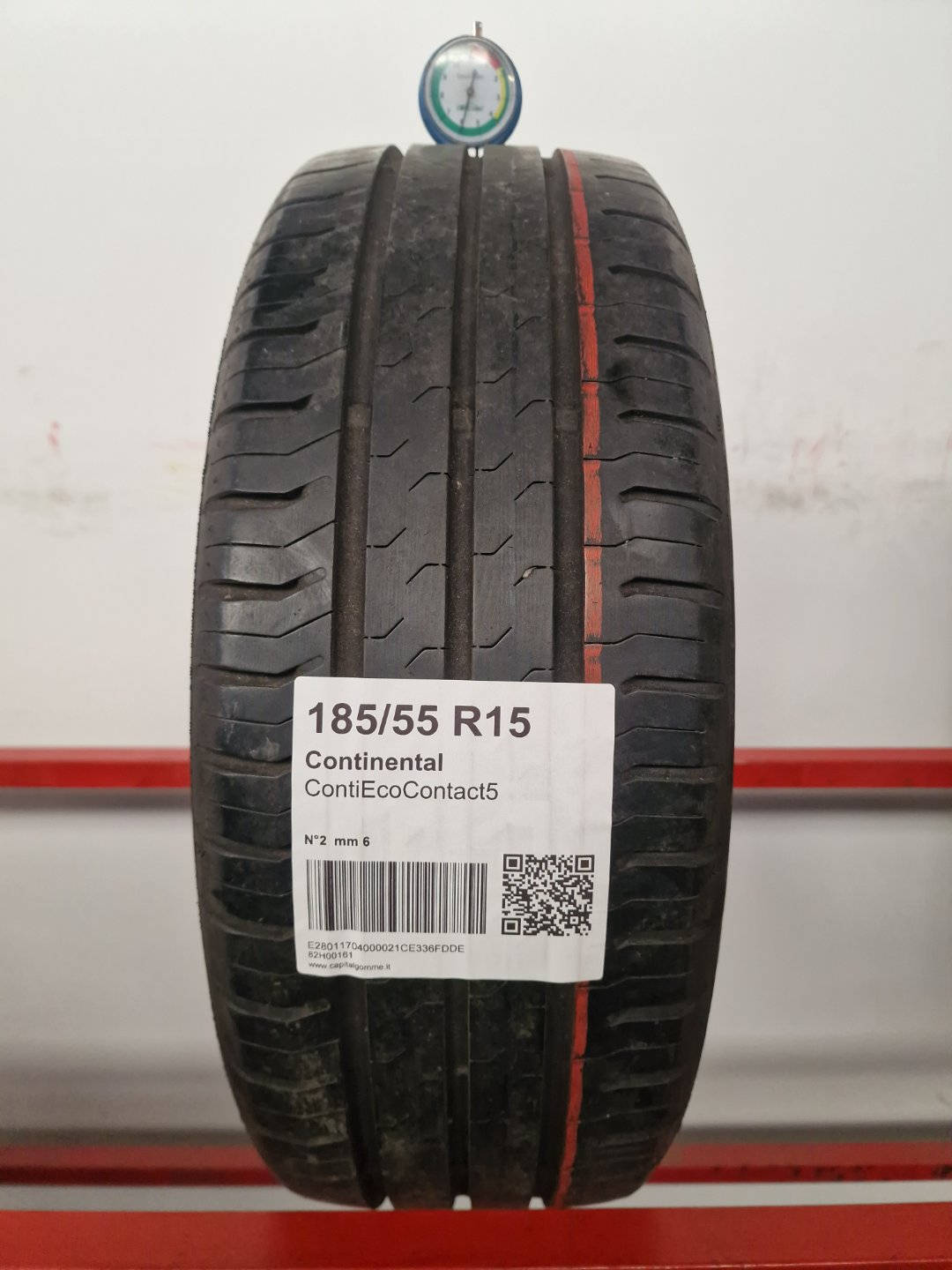 Gomma usata Continental ContiEcoContact5 185/55 R15 Estiva - Capital Gomme
