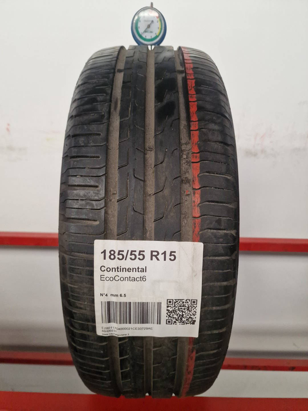 Gomma usata Continental EcoContact6 185/55 R15 Estiva - Capital Gomme