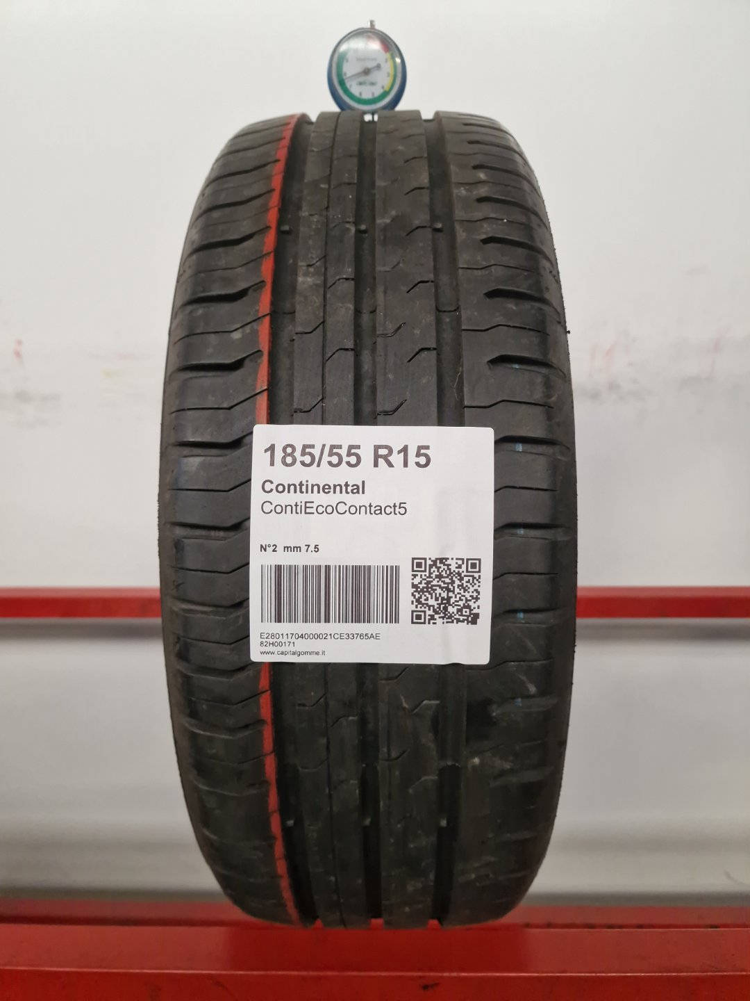 Gomma usata Continental ContiEcoContact5 185/55 R15 Estiva - Capital Gomme