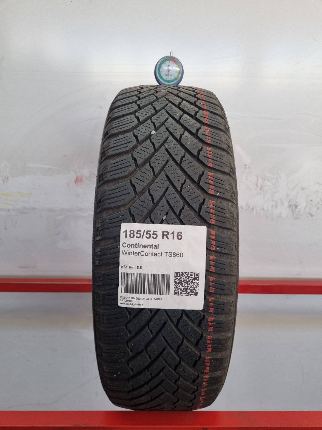 Gomma usata Continental WinterContact TS860 185/55 R16 Invernale - Capital Gomme