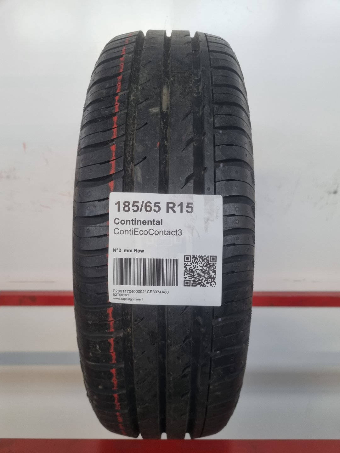 Gomma usata Continental ContiEcoContact3 185/65 R15 Estiva - Capital Gomme